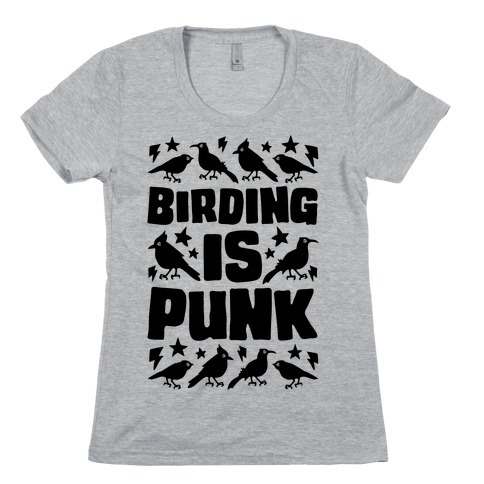 Birding Is Punk Womens T-Shirt