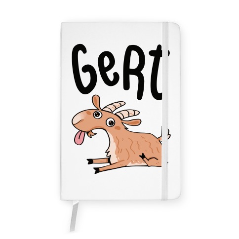 Gert Derpy Goat Notebook