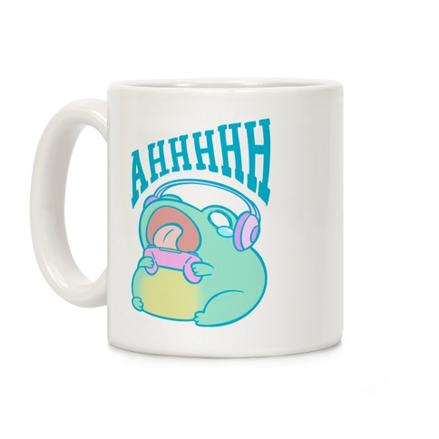 Gamer Frog Scream Coffee Mug