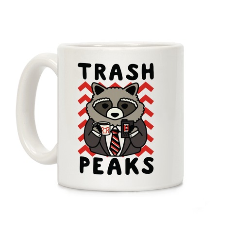 Trash Peaks Raccoon Coffee Mug