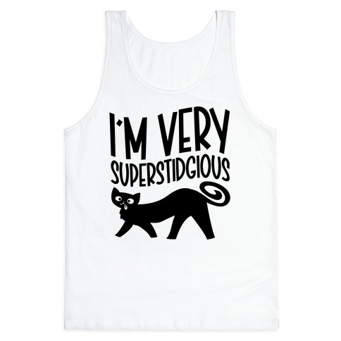 Superstidgious Derpy Cat Parody Tank Top