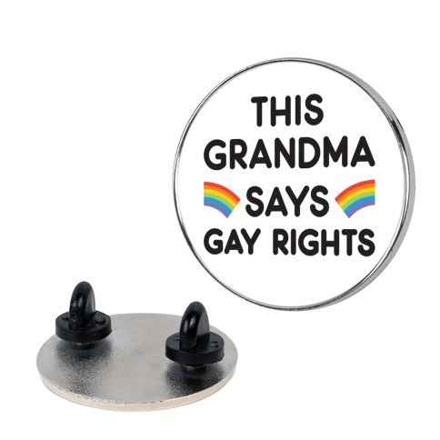 This Grandma Says Gay Rights Pin