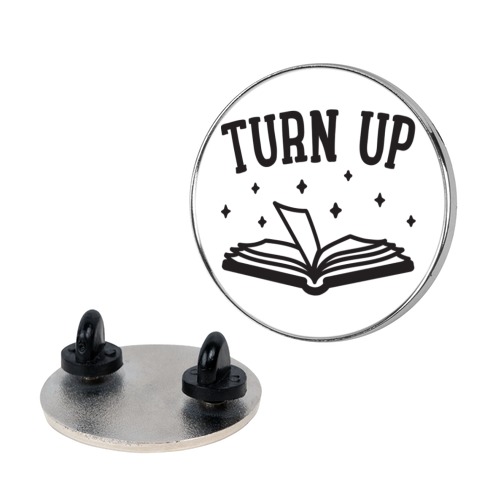 Turn Up Book Pin