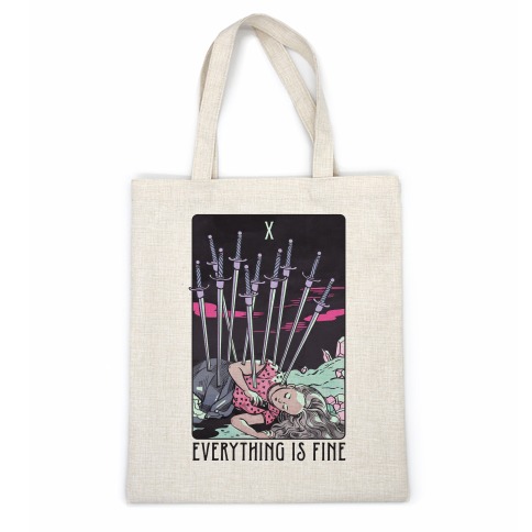 Ten Of Swords (Everything Is Fine) Casual Tote