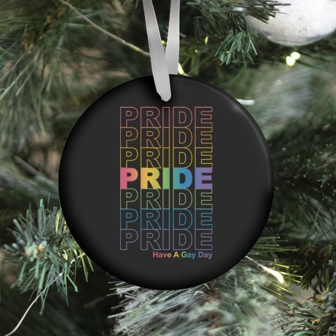 Pride Thank You Bag Parody Ornament