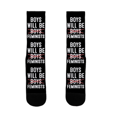 Boys Will Be Feminists Sock