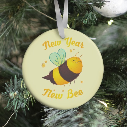 New Year New Bee Ornament