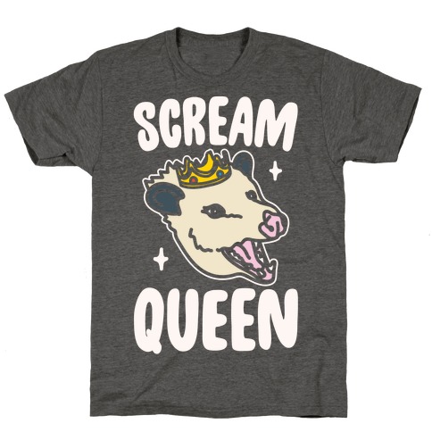 Scream Queen White Print T-Shirt