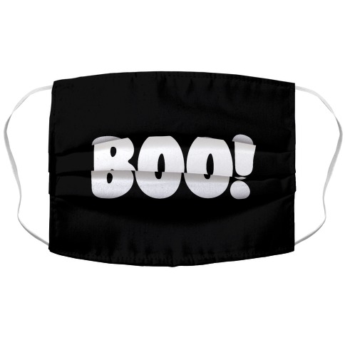 Boo! Accordion Face Mask