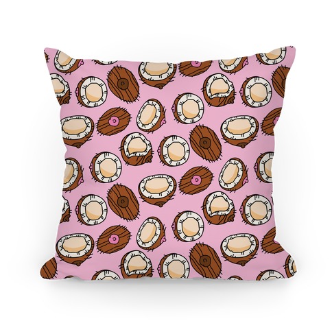 Coconut Titty Pattern Pillow