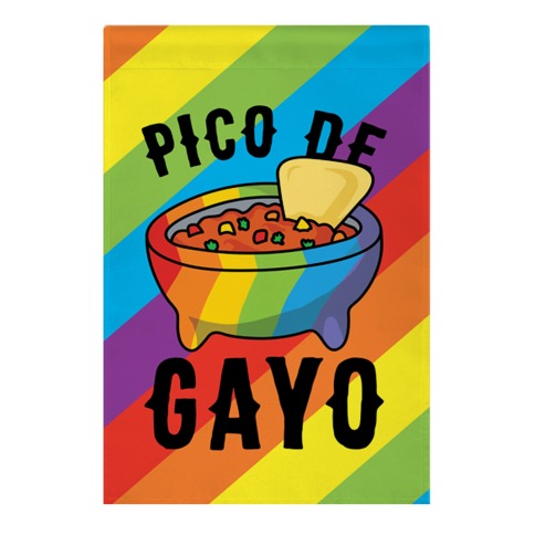 Pico De Gayo Garden Flag