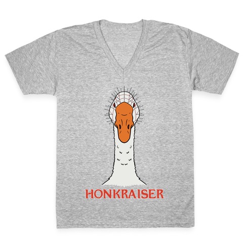 Honkraiser Pinhead Goose V-Neck Tee Shirt