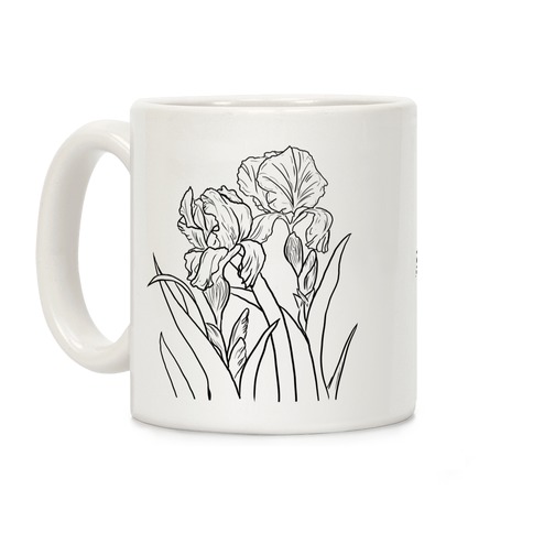 Iris Flowers Coffee Mug