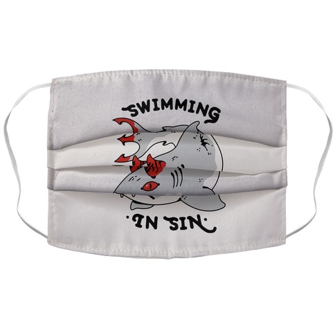 Swimming In Sin Accordion Face Mask