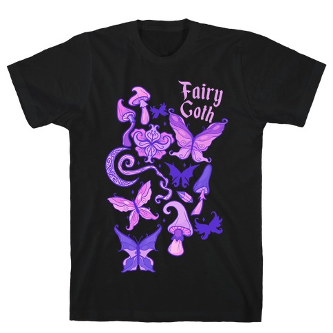 Fairy Goth Pattern T-Shirt