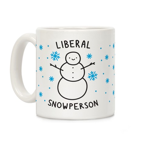 Liberal Snowperson Coffee Mug