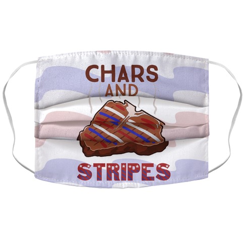 Chars And Stripes Accordion Face Mask