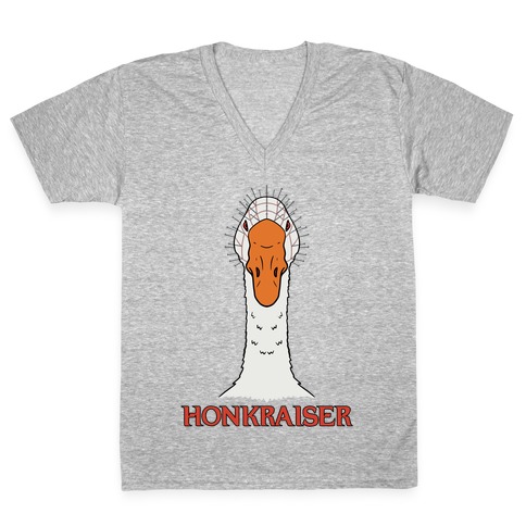Honkraiser Pinhead Goose V-Neck Tee Shirt