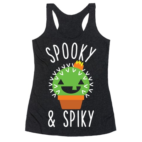 Spooky and Spiky Racerback Tank Top