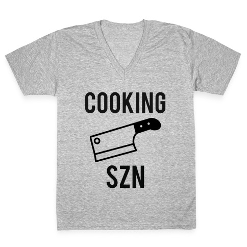Cooking Szn V-Neck Tee Shirt