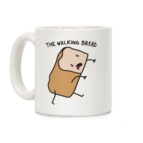 The Walking Bread Parody Coffee Mug