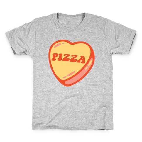 Pizza Candy Heart Kids T-Shirt