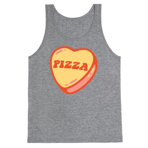 Pizza Candy Heart Tank Top