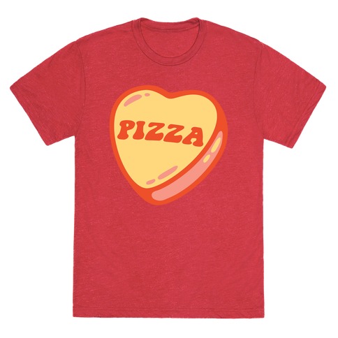 Pizza Candy Heart T-Shirt