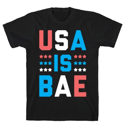 USA is BAE (White) T-Shirt