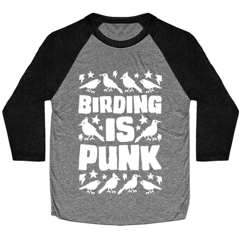 Birding Is Punk Baseball Tee