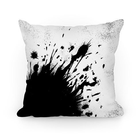 Paint Splatter Pillow