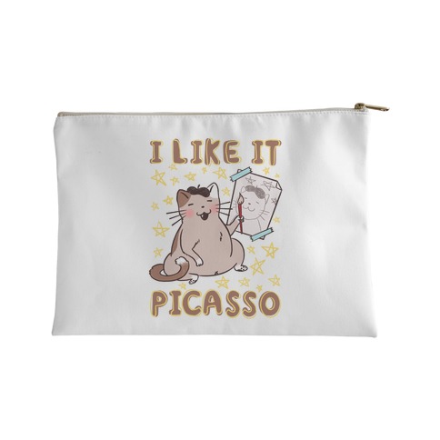 I Like It Picasso Cat Parody Accessory Bag