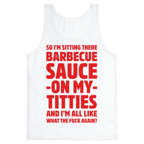 Sauce on titties barbecue Redbubble logo