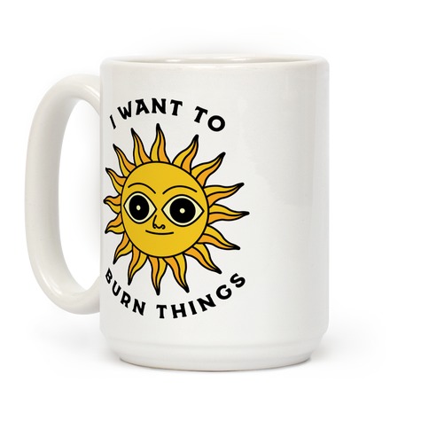 Sunshine & Sm*t Two-Tone Coffee Mugs, 15oz