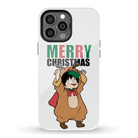 Deku Reindeer Christmas Parody Phone Case