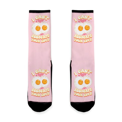 I Can't Eggscape Your Love Sock