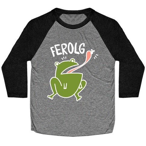 FEROLG - Feral Girl Frog Baseball Tee