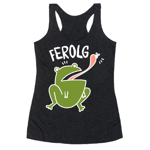 FEROLG - Feral Girl Frog Racerback Tank Top