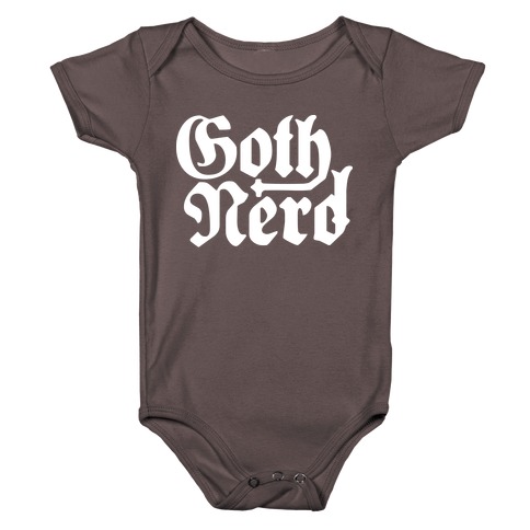Goth Nerd Baby One-Piece