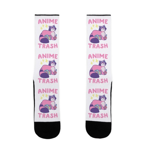 Anime Trash - Raccoon Sock