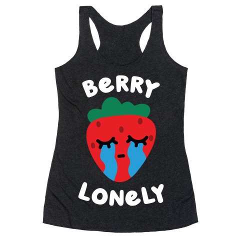 Berry Lonely Racerback Tank Top