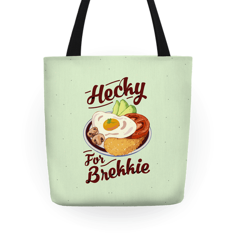 Painting Fried Egg Tote Bag