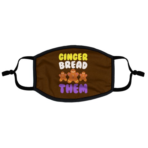 Ginger Bread Them Flat Face Mask