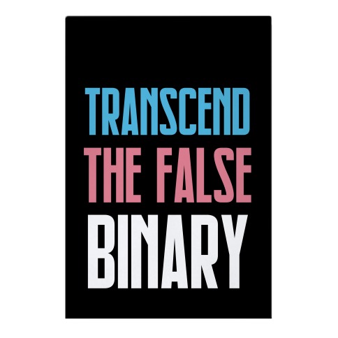 Transcend The False Binary Garden Flag