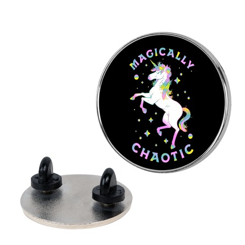 Magically Chaotic Unicorn Pin