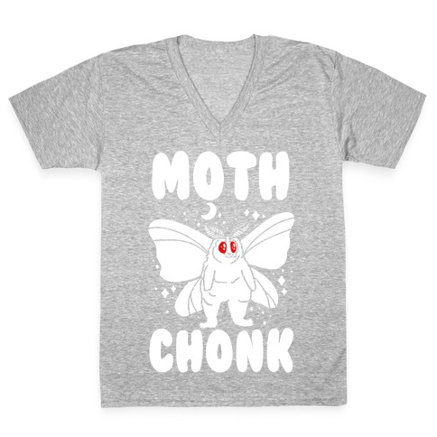 Moth Chonk V-Neck Tee Shirt