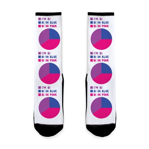 Love Bisexual Symbol Crew Sock Cotton Crazy Solid Socks Ladies 