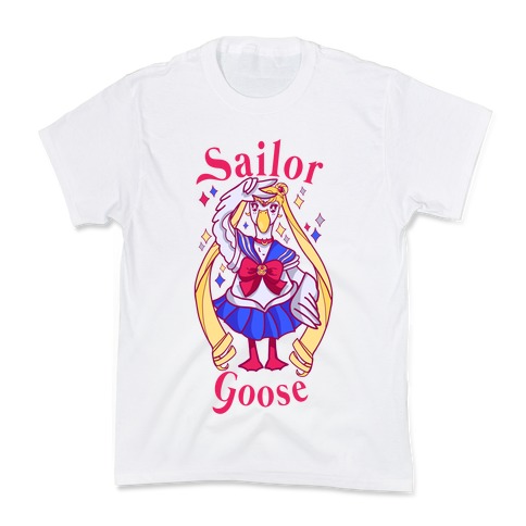 Sailor Goose White Kids T-Shirt