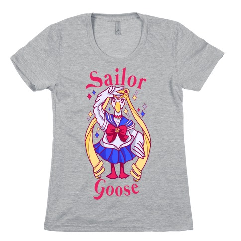 Sailor Goose White Womens T-Shirt