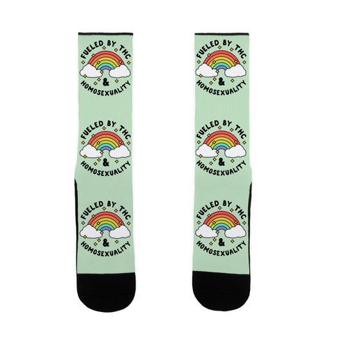 Fueled By THC & Homosexuality Sock